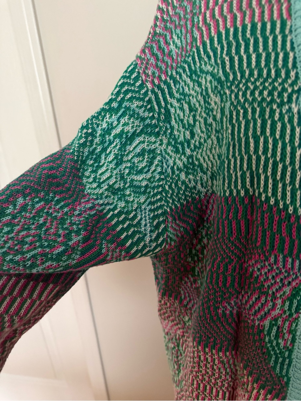 John + Jenn 100% Cotton Full-Length Statement Cardigan – Size Large - Picture 6 of 11